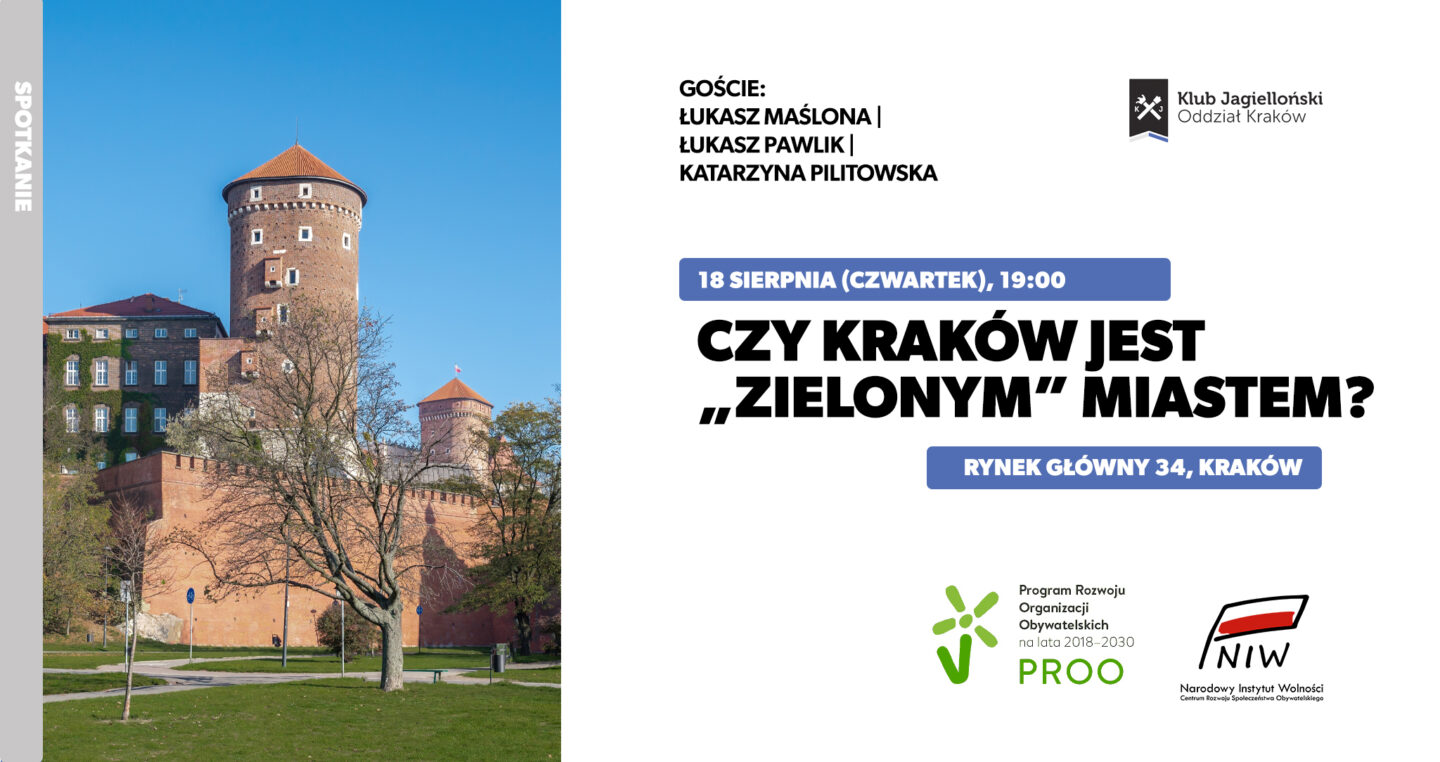 Czy Kraków jest „zielonym” miastem? [PAWLIK, PILITOWSKA, MAŚLONA]