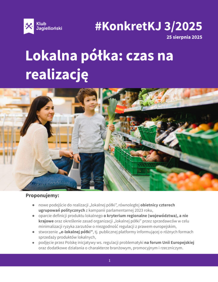 Lokalna półka: czas na realizację